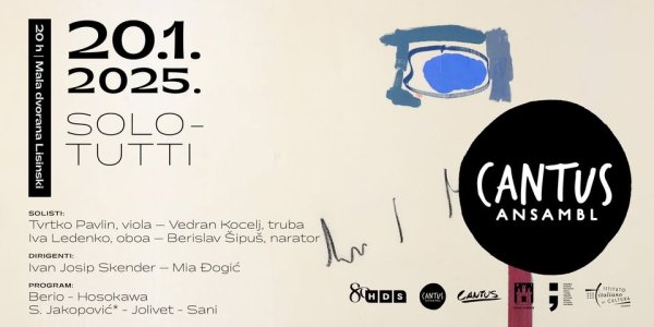 Third Concert in the Series: Solo – Tutti! Cantus Ensemble Announces a Musical Sensation